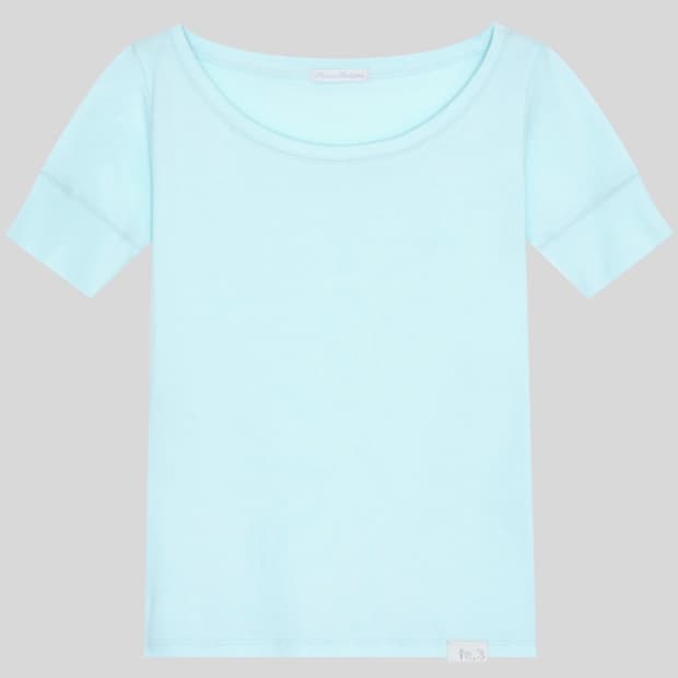 샵페어리 rib half top (mint)
