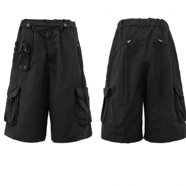 나체 버뮤다 WASHING CARGO HALF PANTS 0size