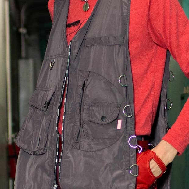 homme boy Adjustable 옴므보이 스트링 멀티 베스트 조끼