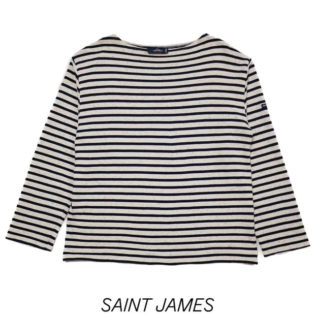 SAINT JAMES 스트라이프 티