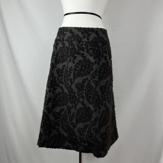 Scapa (maede in japan) 페이즐리 패턴 스커트 