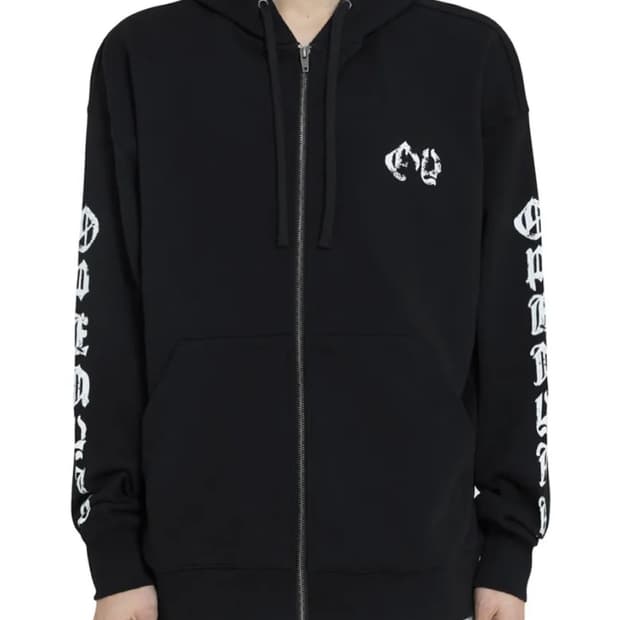 오와이 GOTHIC CROSS HOODIE ZIP UP