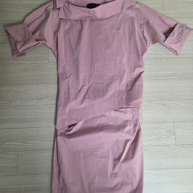 비비안 웨스트우드 핑크 원피스 38사이즈