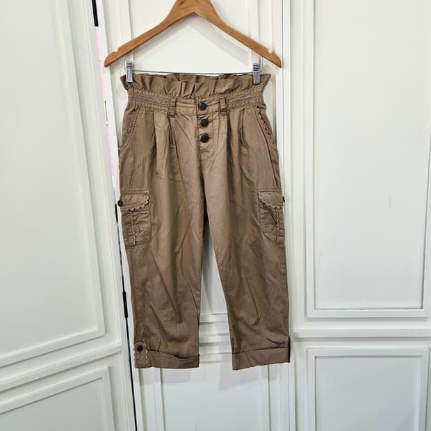 엑시즈팜(axes femme)하이웨스트 카고 팬츠