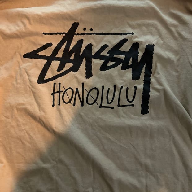 스투시 호놀룰루 반팔 아이보리 XXL