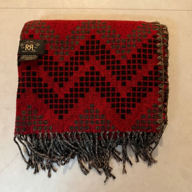 1990년대 RRL 자카드 머플러