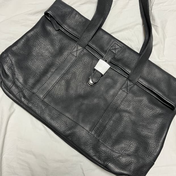 L.L.bean 엘엘빈 하드웨어 폴딩 레더 백 블랙