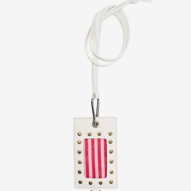 히에타 Joya 아이디 키링 카드지갑 화이트