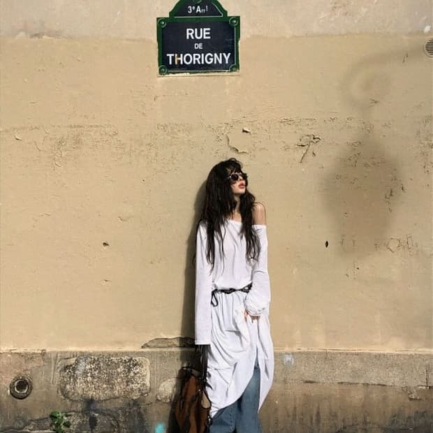 714center POST PUKN LAYER DRESS