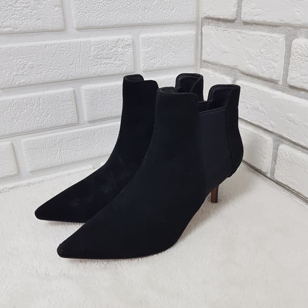 [37/240/정품] 셀린느 스웨이드 앵클부츠 첼시부츠