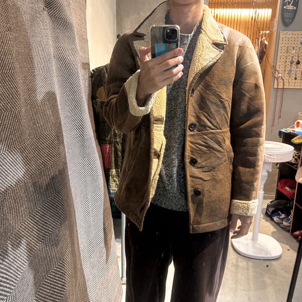 빈티지 무스탕 자켓 Gu