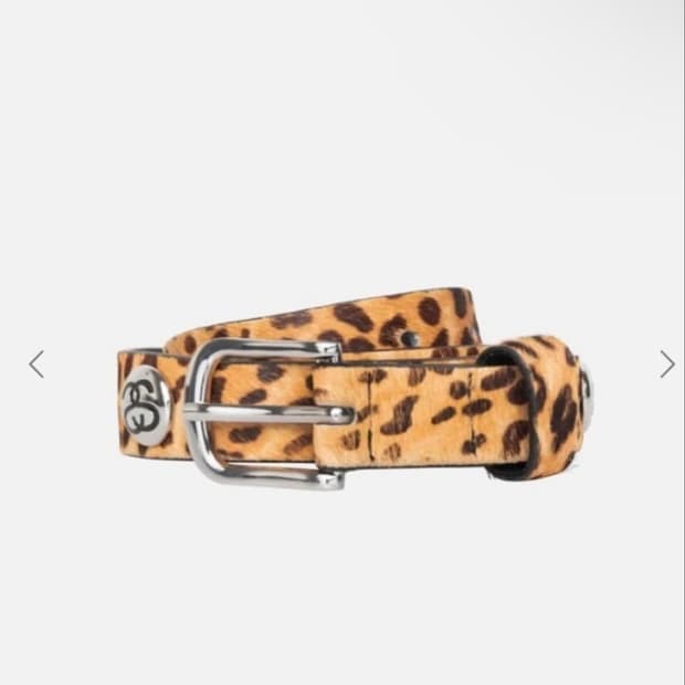 스투시 스터드 레더 벨트 