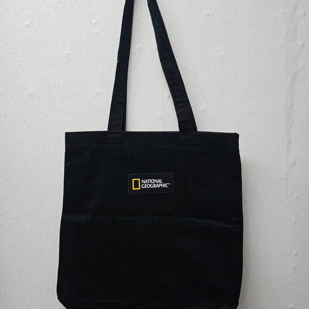 내셔널지오그래픽  코듀로이 에코백 가방
