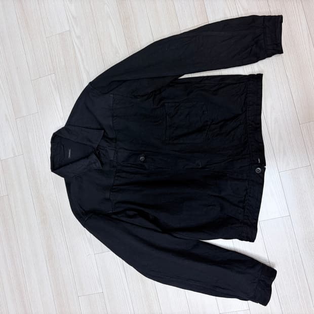 코모리 데님 자켓 4사이즈 블랙