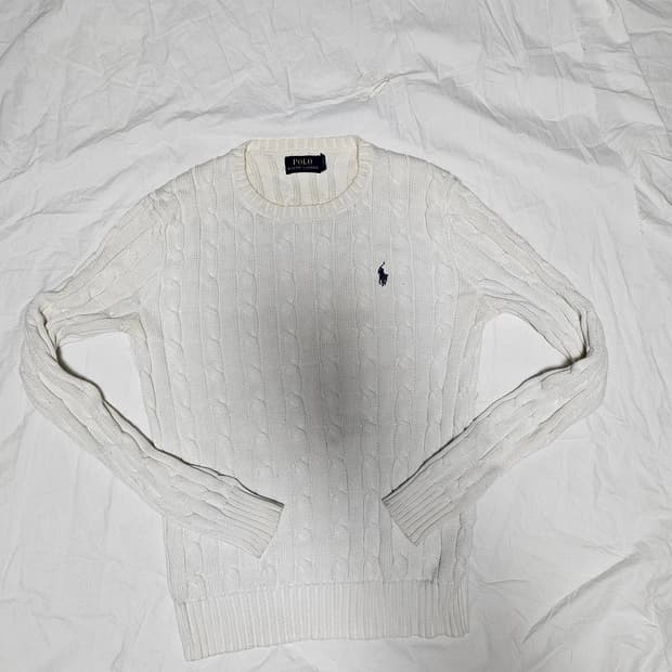 폴로랄프로렌 꽈배기 니트 스웨터 XS