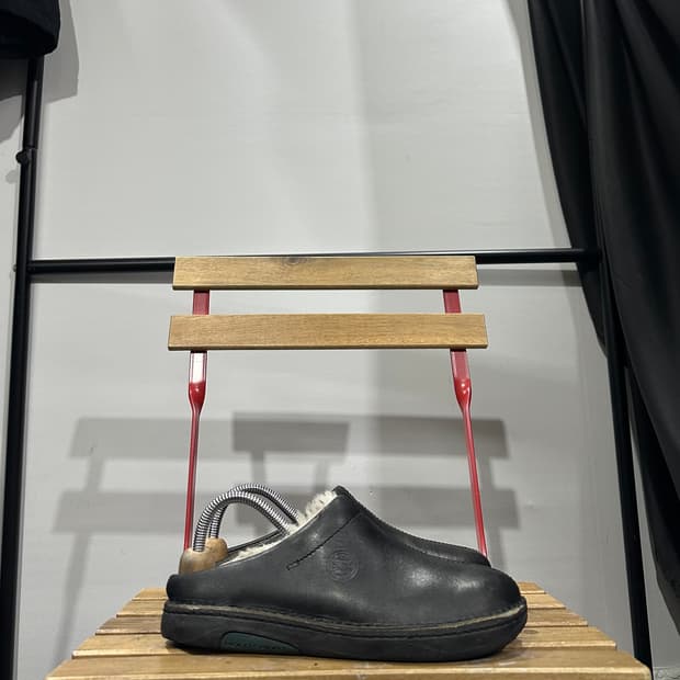 US7.5) 260 폴로스포츠 90s 뮬 남성 남자 슬립온 시어링 블랙