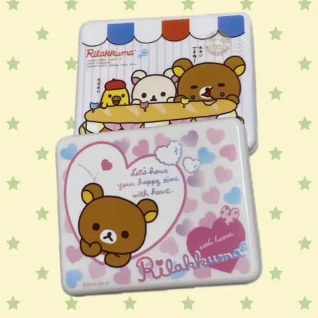 일괄)고전 소품 리락쿠마 보관통