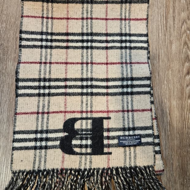 버버리 머플러 양면