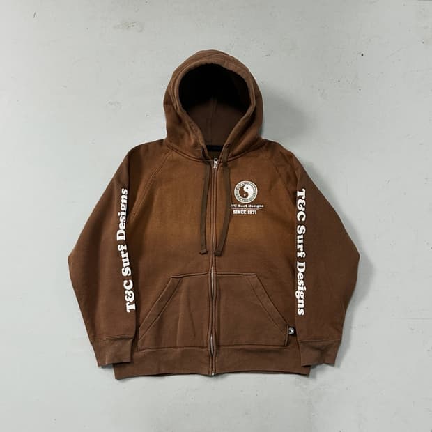 T&C Surf Design 프린팅 후드집업