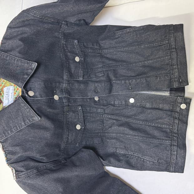 빈티지 크롭 데님 자켓