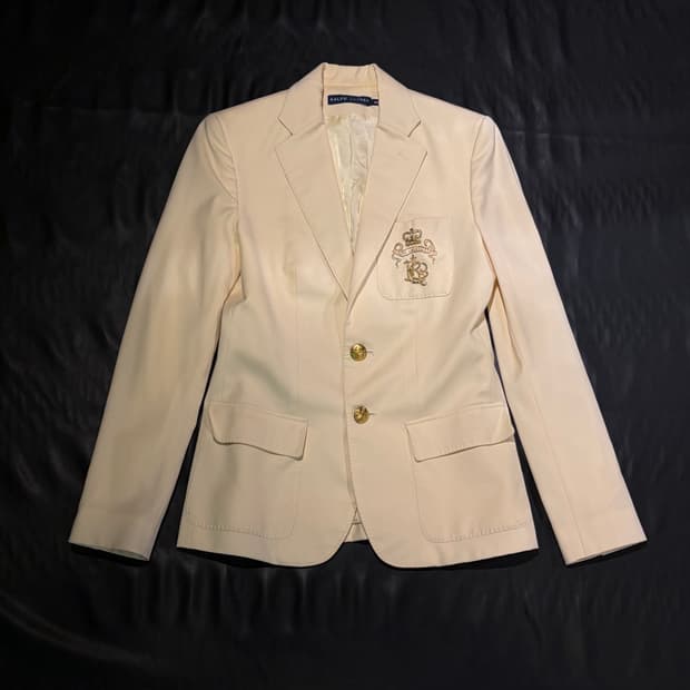 폴로 랄프로렌 금장 자수 블레이저 자켓