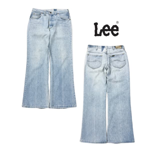 LEE 리 00s USA 부츠컷 워싱 플레어 데님팬츠