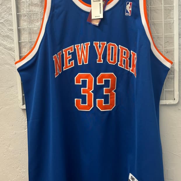 NBA 뉴욕닉스 슬리브리스 유니폼 2XL