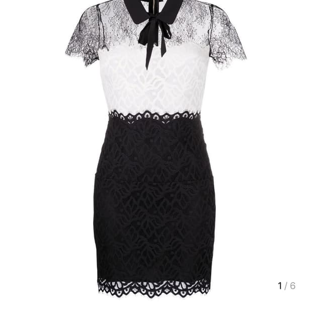 SANDRO SANDRO 산드로 로젠 레이스 투톤 드레스 웨딩스냅 2부 