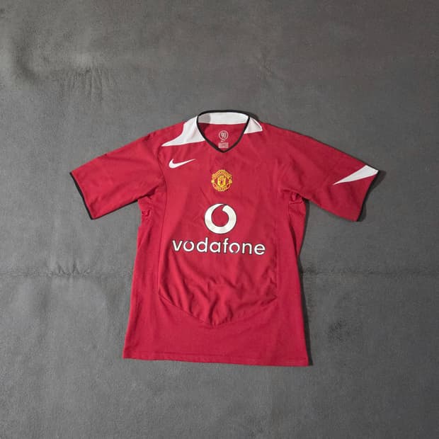 나이키 맨유 04-06 노마킹 유니폼 반팔 티셔츠 S 해외