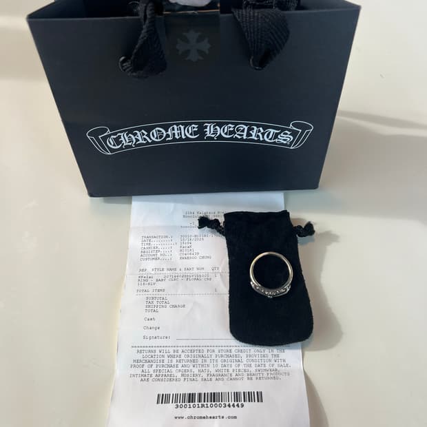 [us11.5] 크롬하츠 베이비 플로랄링