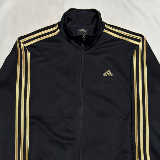 100 아디다스 골드라인 블랙 트랙탑