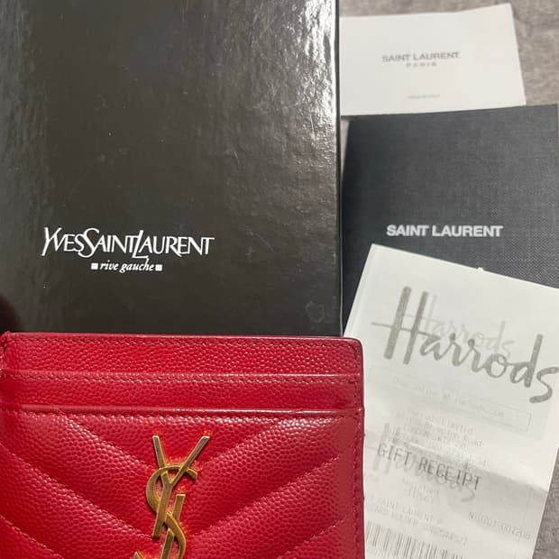 생로랑 마틀라세 카드지갑