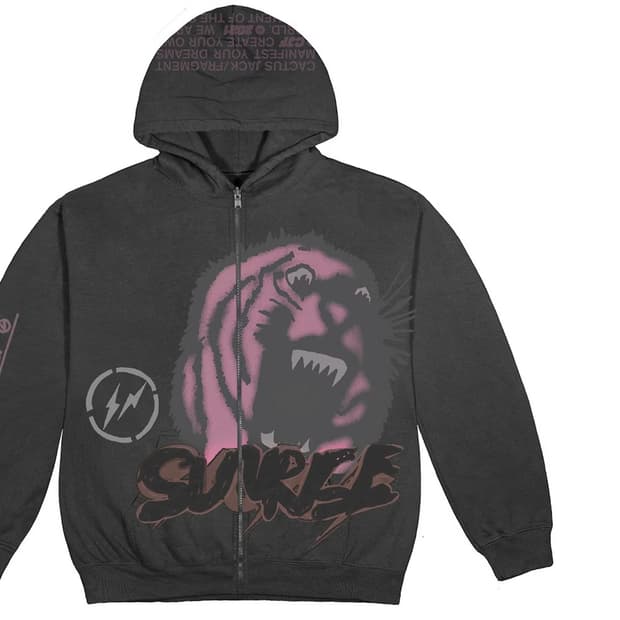 트래비스스캇 프라그먼트 선라이즈 후드집업