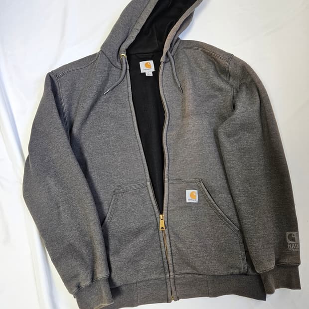 칼하트 레인디펜터 액티브 후드집업 자켓 빈티지 헤비코튼 USA S