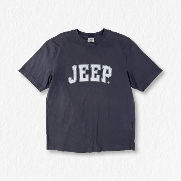 JEEP 차콜 반팔 티셔츠