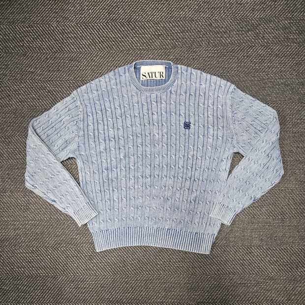 세터 SATUR 클래식 다이드 케이블 니트