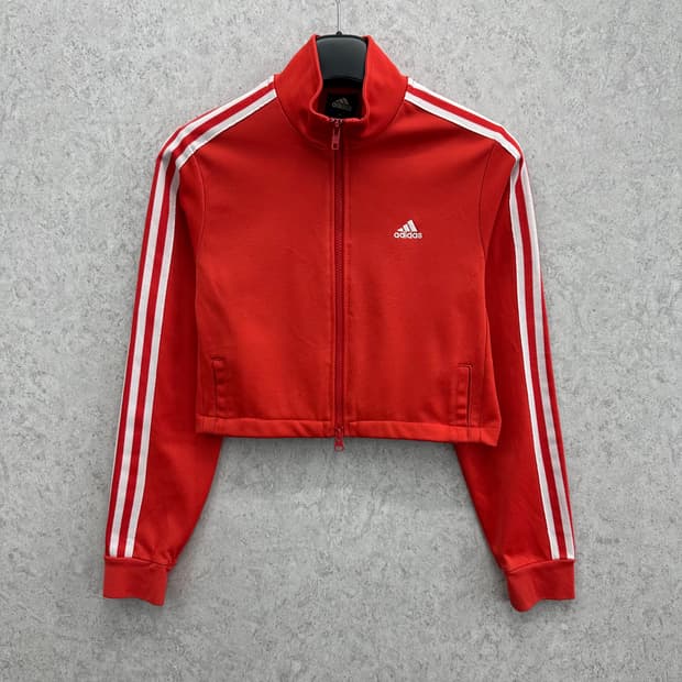 95 아디다스 여자 크롭커스텀 져지 트랙탑