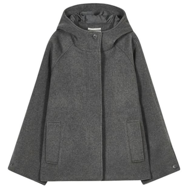 타입서비스 하프 코트 그레이 모카 착용