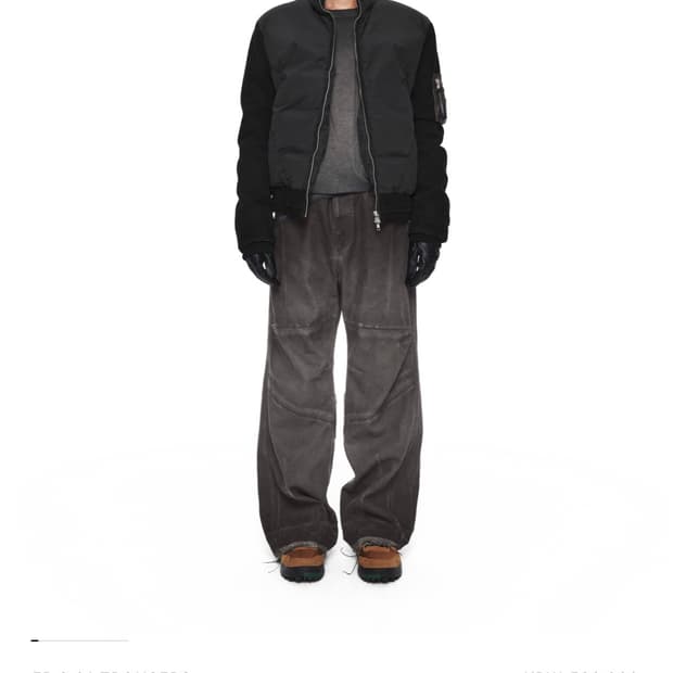 [XL] 엑슬림 ep.8 01 트라우저 워시드블랙