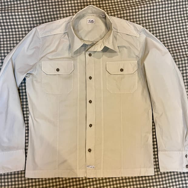 [M] CP컴퍼니 셔츠 / 라이트 그레이