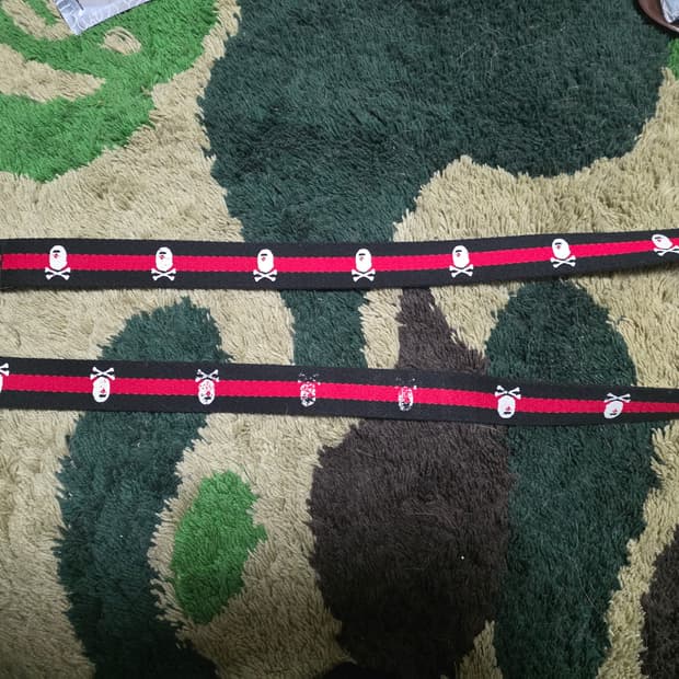 [OS] 베이프 파이레츠 사루 로고 벨트