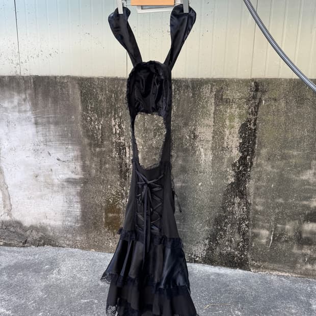 래빗 이어 원피스 펑크 고딕 고스 로리 갸루