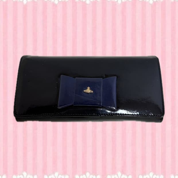 비비안 웨스트우드 리본 장지갑