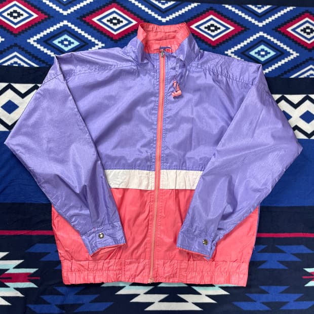 빈티지(made  hong kong) 리버시블 자켓 (공용)