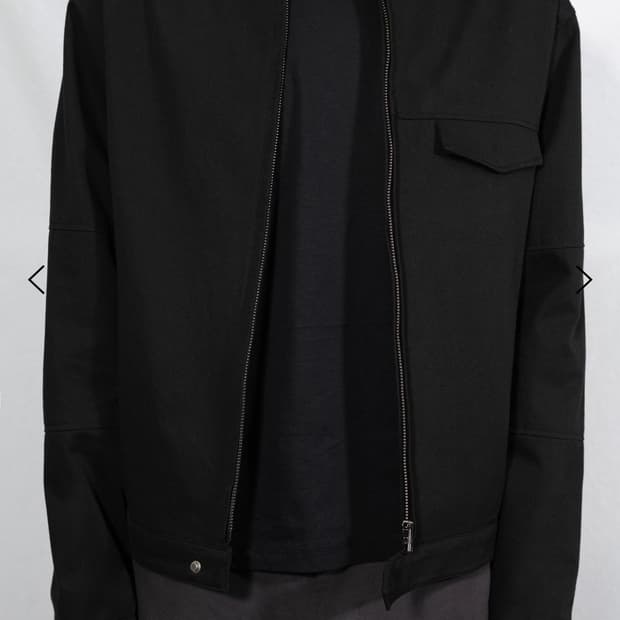 LES Rib mechanic jacket black 1사이즈 팝니다
