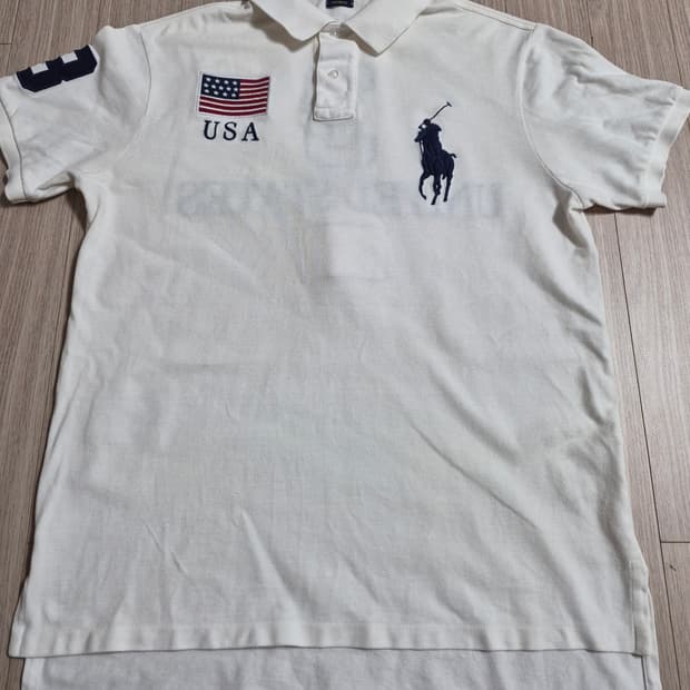 폴로랄프로렌 빅포니 성조기 USA 반팔티 커스텀핏 L