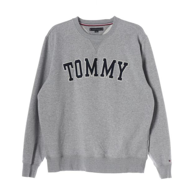 타미힐피거 그레이 아치 빅로고 맨투맨 XL