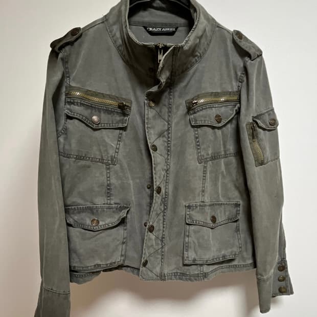 카키 야상 자켓 (크레이지 엔젤)