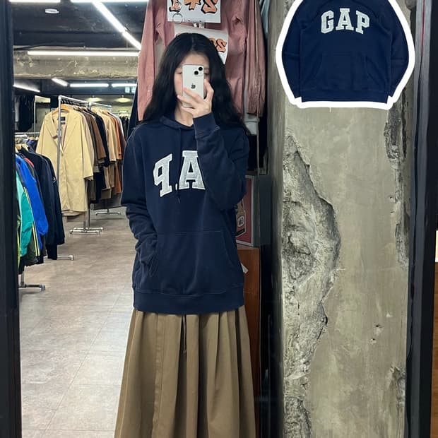 갭 후드티 네이비 M #csz3344