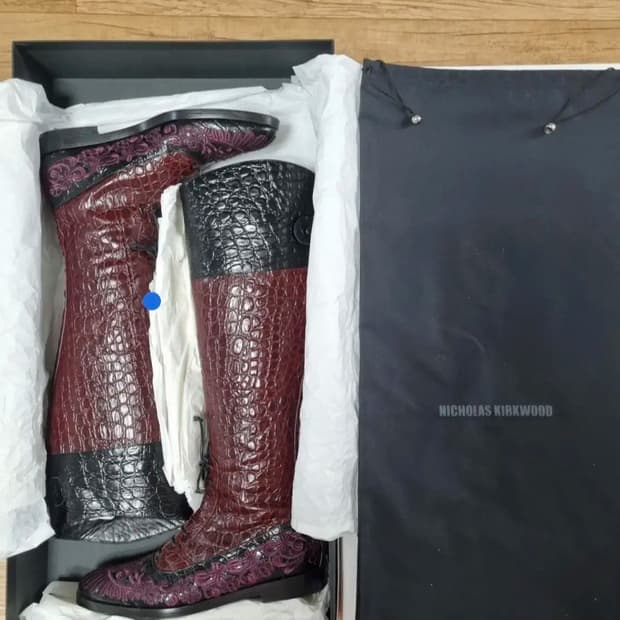 ERDEM xNICHOLAS KIRKWOOD 콜라보 부츠